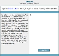 dictée